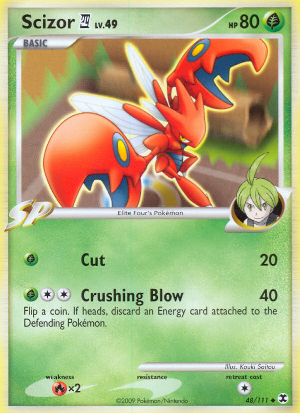 Scizor (48/111) [Platinum: Rising Rivals] | Anubis Games and Hobby