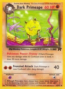 Dark Primeape (43/82) [Team Rocket Unlimited] | Anubis Games and Hobby