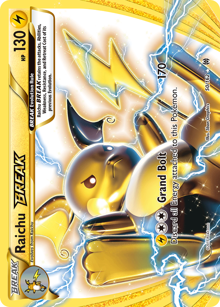 Raichu BREAK (50/162) [XY: BREAKthrough] | Anubis Games and Hobby