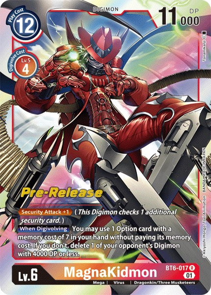 MagnaKidmon [BT6-017] [Double Diamond Pre-Release Cards] | Anubis Games and Hobby