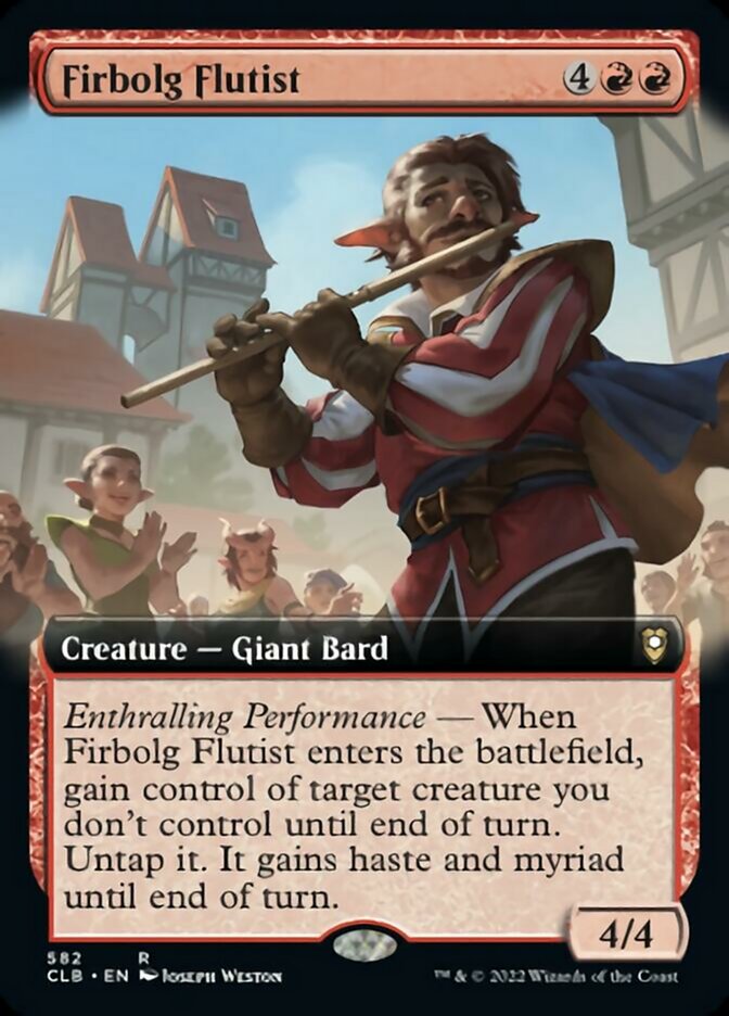 Firbolg Flutist (Extended Art) [Commander Legends: Battle for Baldur's Gate] | Anubis Games and Hobby