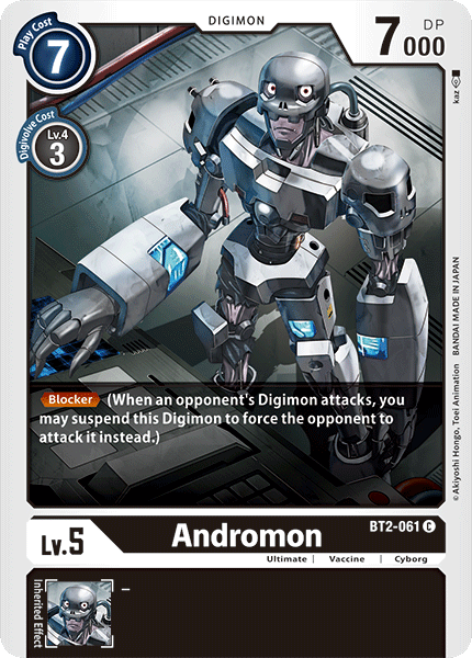 Andromon [BT2-061] [Release Special Booster Ver.1.0] | Anubis Games and Hobby