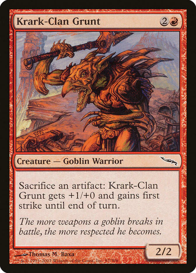 Krark-Clan Grunt [Mirrodin] | Anubis Games and Hobby