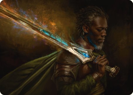 Anduril, Flame of the West Art Card [The Lord of the Rings: Tales of Middle-earth Art Series] | Anubis Games and Hobby