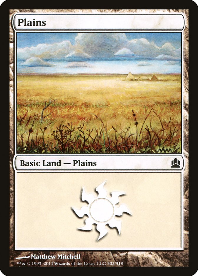 Plains (302) [Commander 2011] | Anubis Games and Hobby