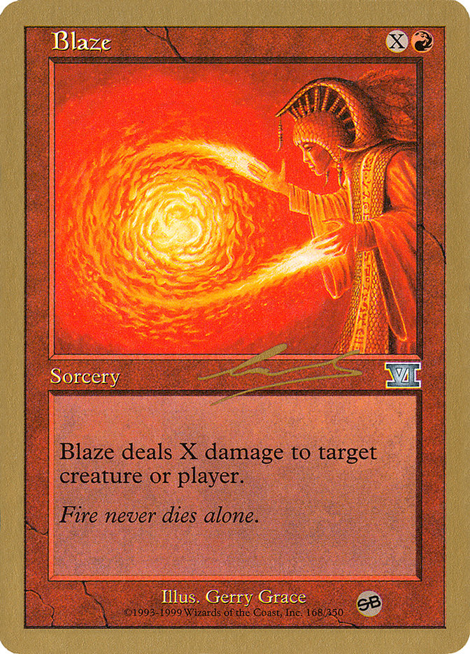 Blaze (Nicolas Labarre) [World Championship Decks 2000] | Anubis Games and Hobby