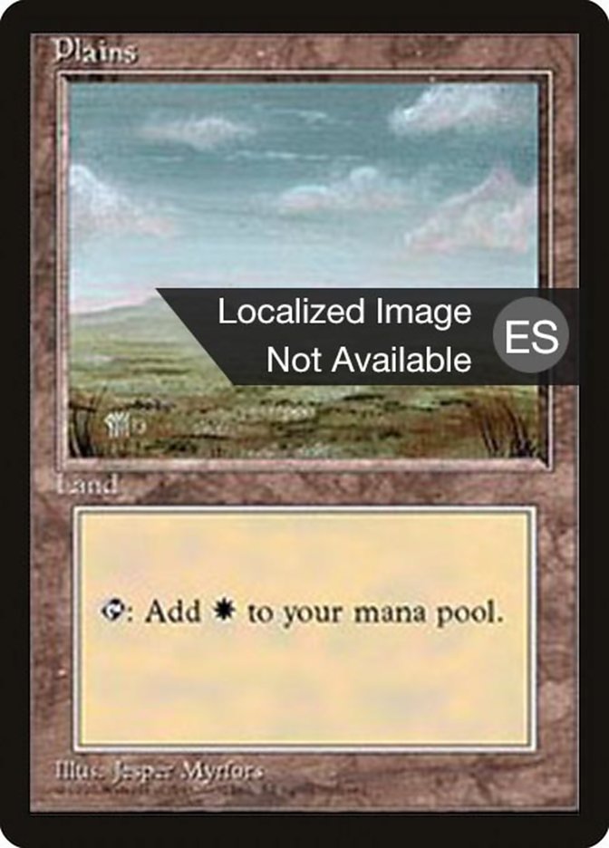 Plains (C) [Fourth Edition (Foreign Black Border)] | Anubis Games and Hobby