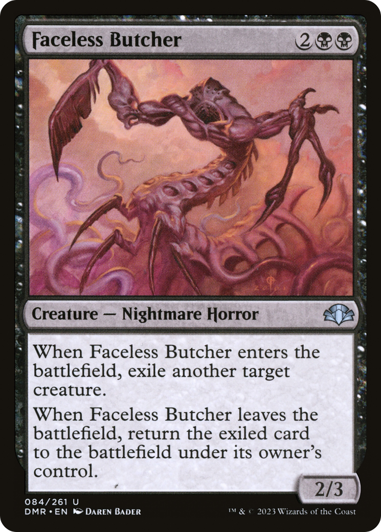 Faceless Butcher [Dominaria Remastered] | Anubis Games and Hobby