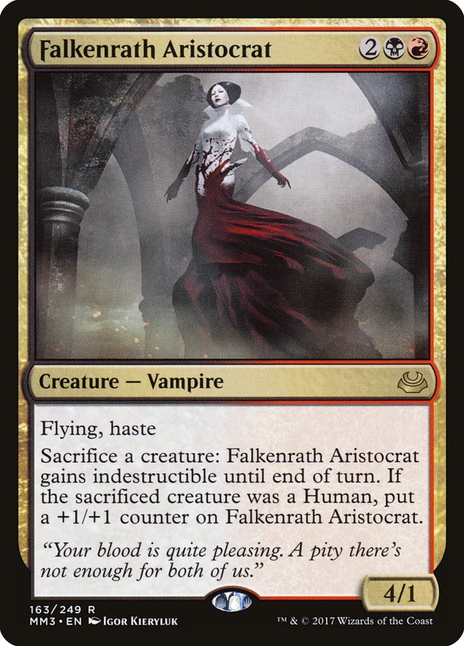 Falkenrath Aristocrat [Modern Masters 2017] | Anubis Games and Hobby