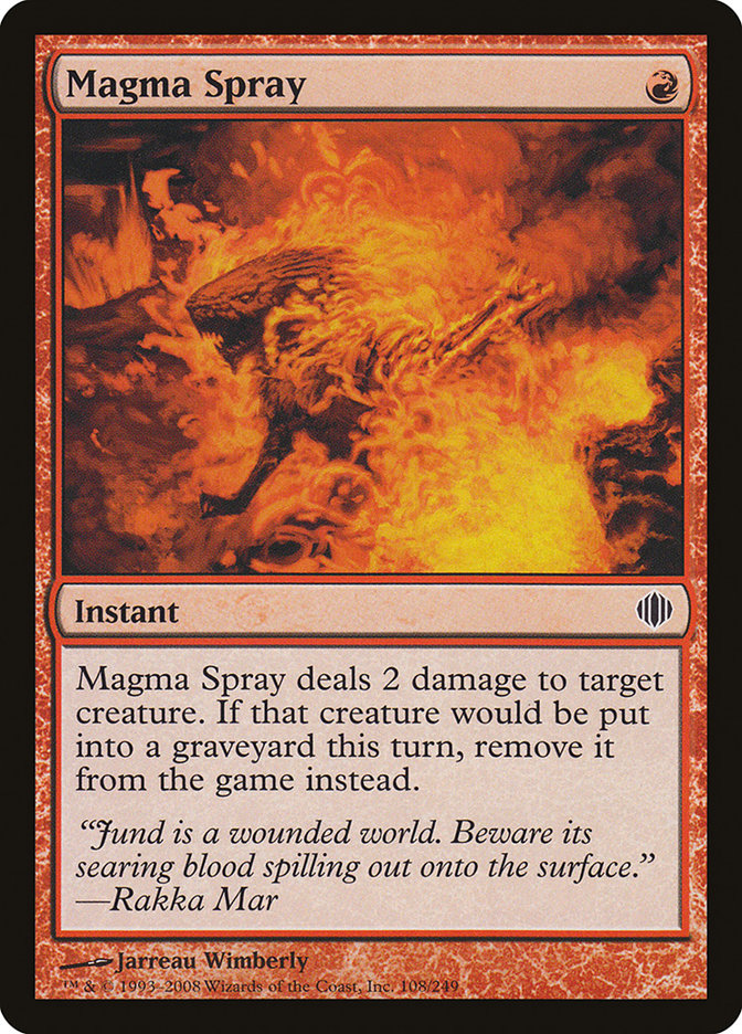 Magma Spray [Shards of Alara] | Anubis Games and Hobby