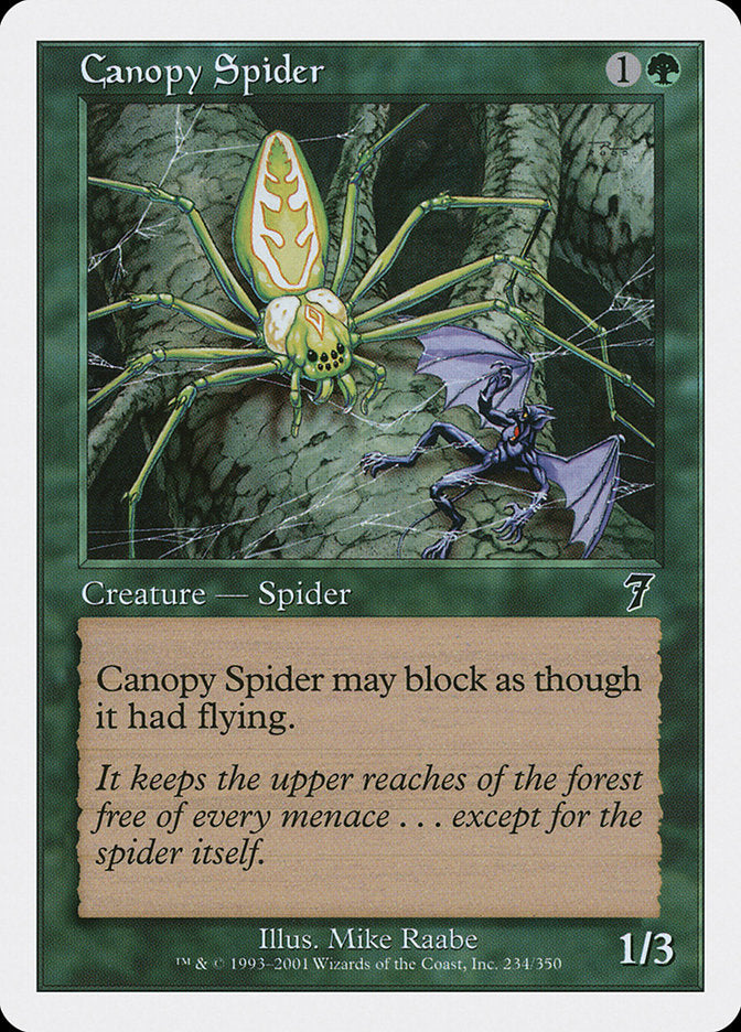 Canopy Spider [Seventh Edition] | Anubis Games and Hobby