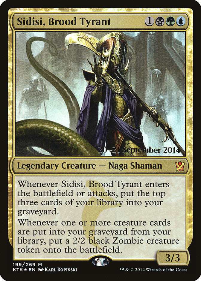 Sidisi, Brood Tyrant [Khans of Tarkir Prerelease Promos] | Anubis Games and Hobby