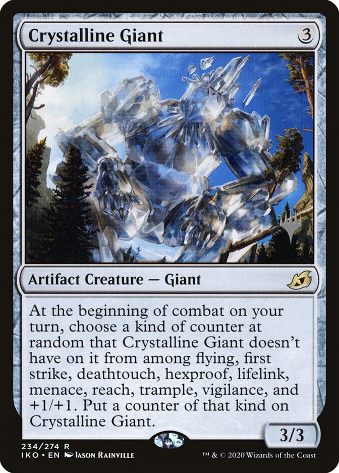 Crystalline Giant (Promo Pack) [Ikoria: Lair of Behemoths Promos] | Anubis Games and Hobby