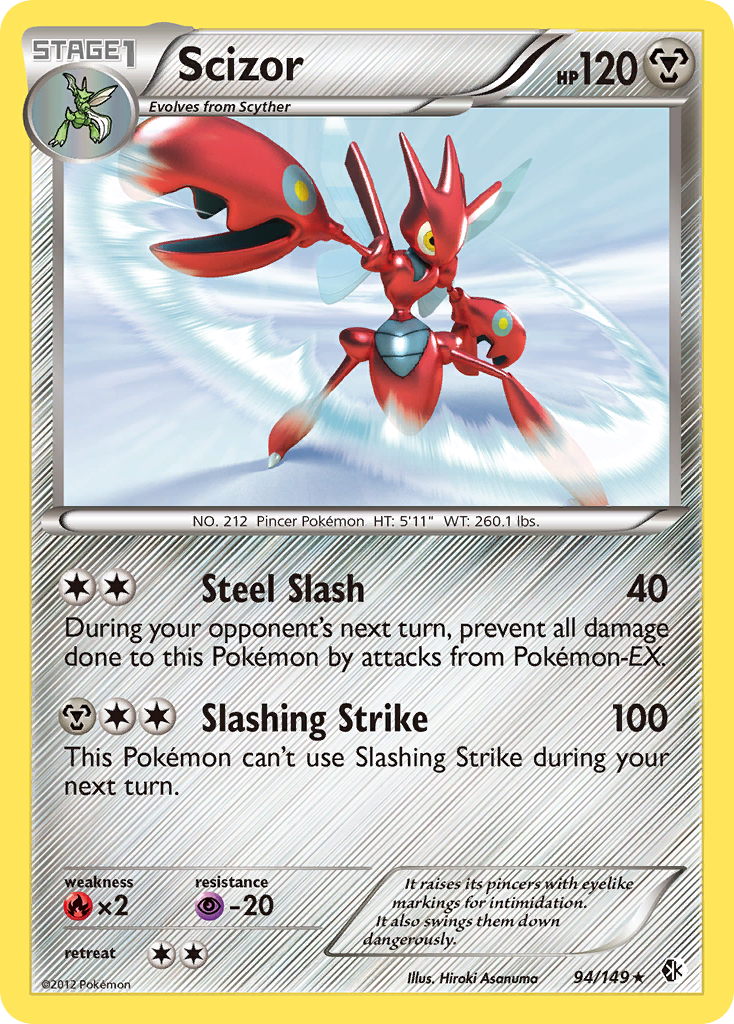 Scizor (94/149) [Black & White: Boundaries Crossed] | Anubis Games and Hobby