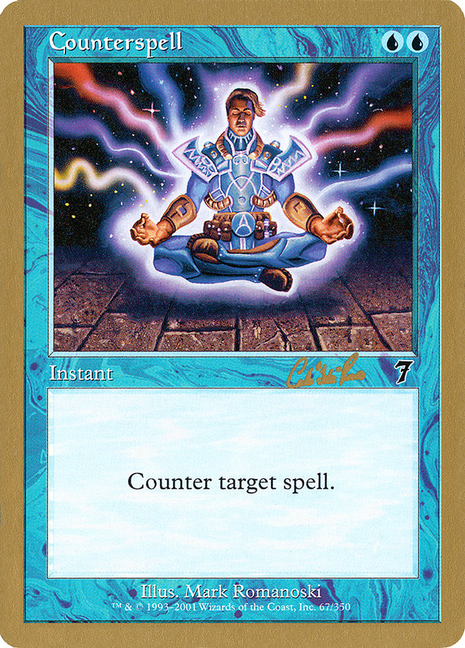 Counterspell (Carlos Romao) [World Championship Decks 2002] | Anubis Games and Hobby