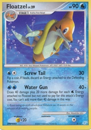 Floatzel (2/12) [Diamond & Pearl: Trainer Kit - Manaphy] | Anubis Games and Hobby