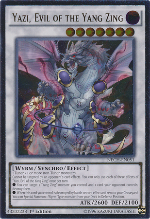 Yazi, Evil of the Yang Zing [NECH-EN051] Ultimate Rare | Anubis Games and Hobby