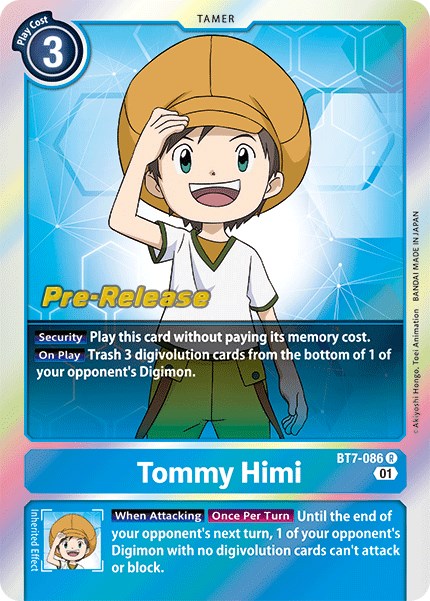 Tommy Himi [BT7-086] [Next Adventure Pre-Release Cards] | Anubis Games and Hobby