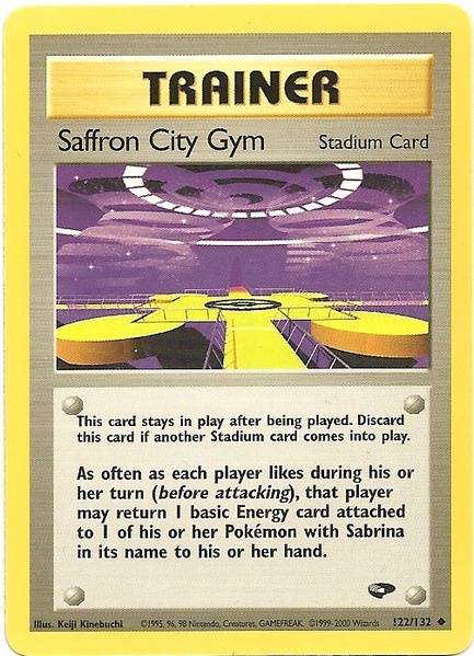 Saffron City Gym (122/132) [Gym Challenge Unlimited] | Anubis Games and Hobby