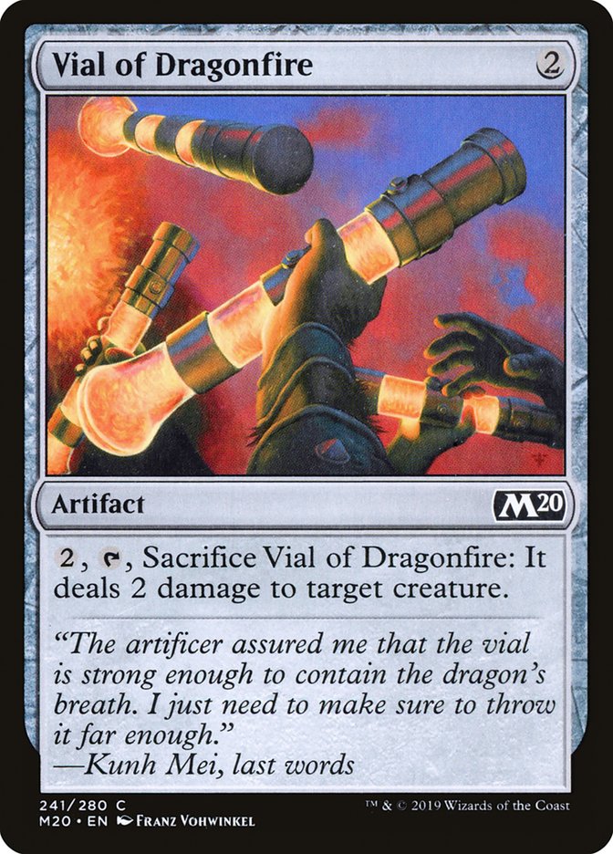 Vial of Dragonfire [Core Set 2020] | Anubis Games and Hobby