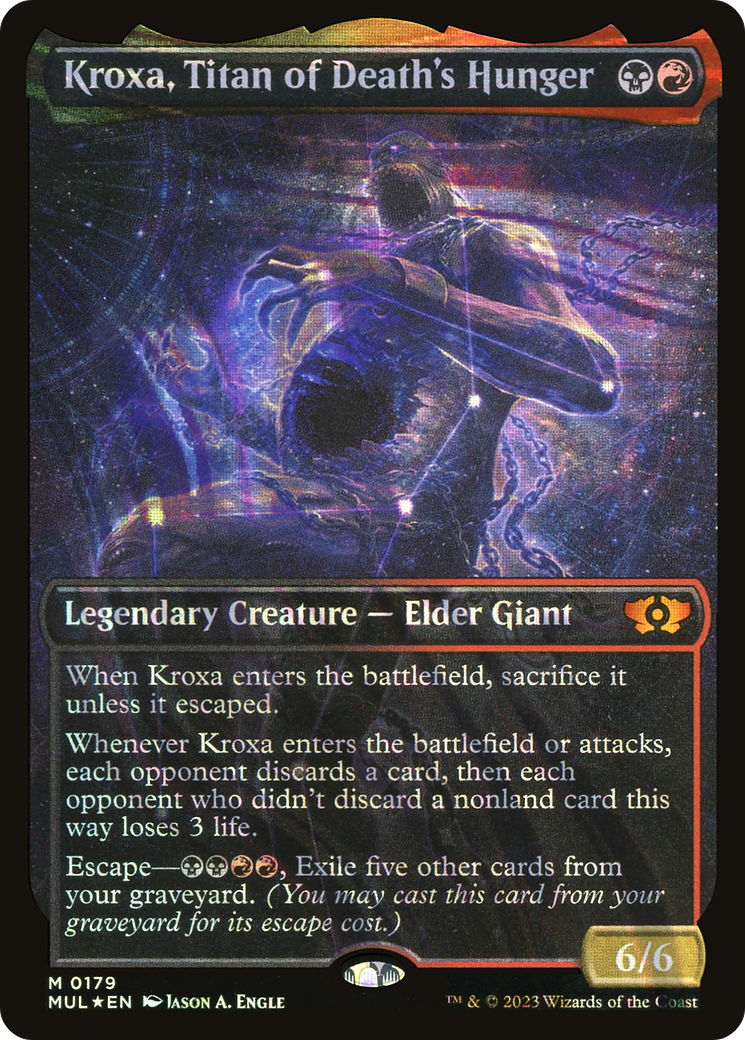 Kroxa, Titan of Death's Hunger (Halo Foil) [Multiverse Legends] | Anubis Games and Hobby