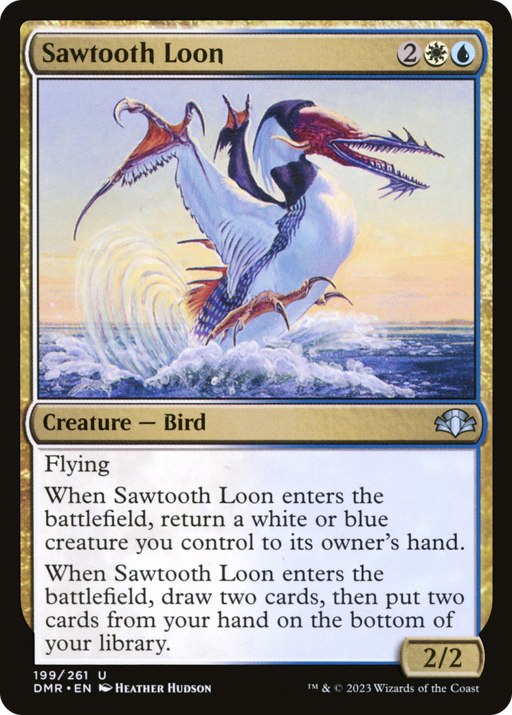 Sawtooth Loon [Dominaria Remastered] | Anubis Games and Hobby