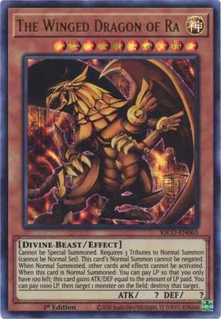 The Winged Dragon of Ra (Ultra Pharaoh's Rare) [KICO-EN065] Ultra Pharaoh’s Rare | Anubis Games and Hobby