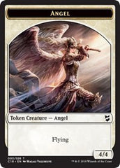 Angel // Cat Double-Sided Token [Commander 2018 Tokens] | Anubis Games and Hobby