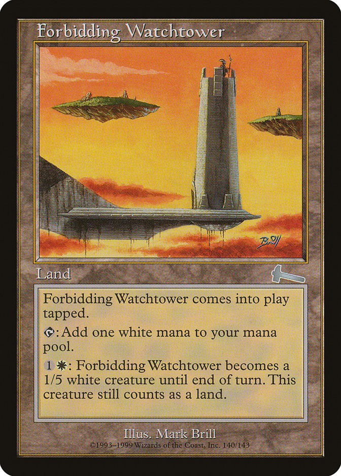 Forbidding Watchtower [Urza's Legacy] | Anubis Games and Hobby