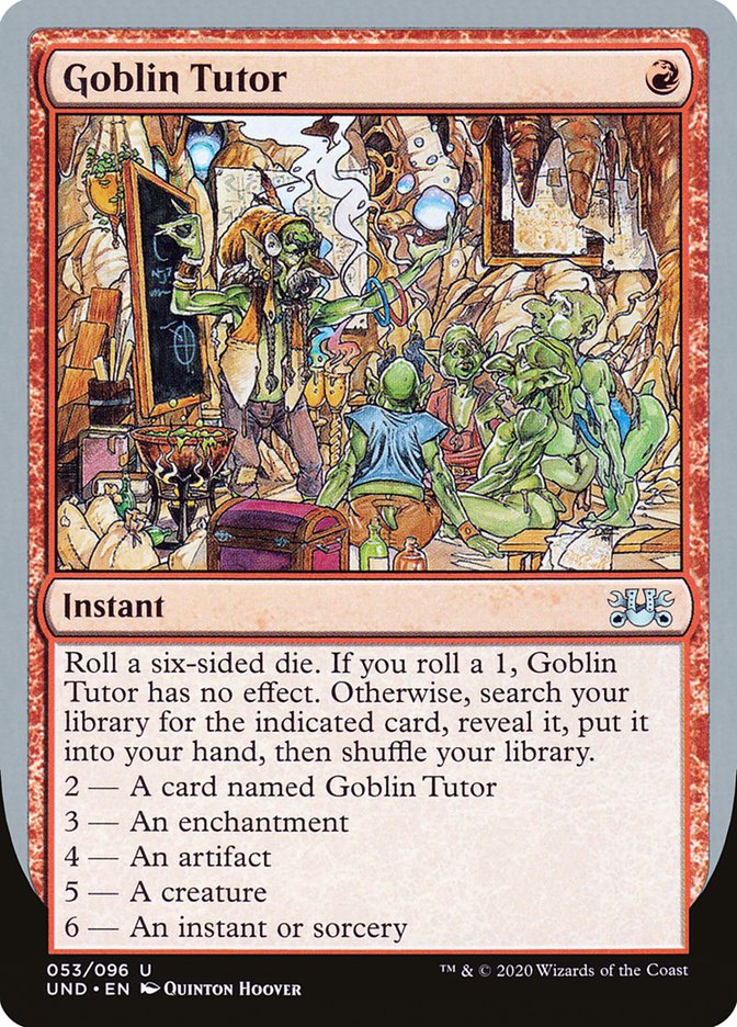 Goblin Tutor [Unsanctioned] | Anubis Games and Hobby