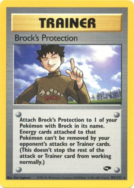 Brock's Protection (101/132) [Gym Challenge Unlimited] | Anubis Games and Hobby