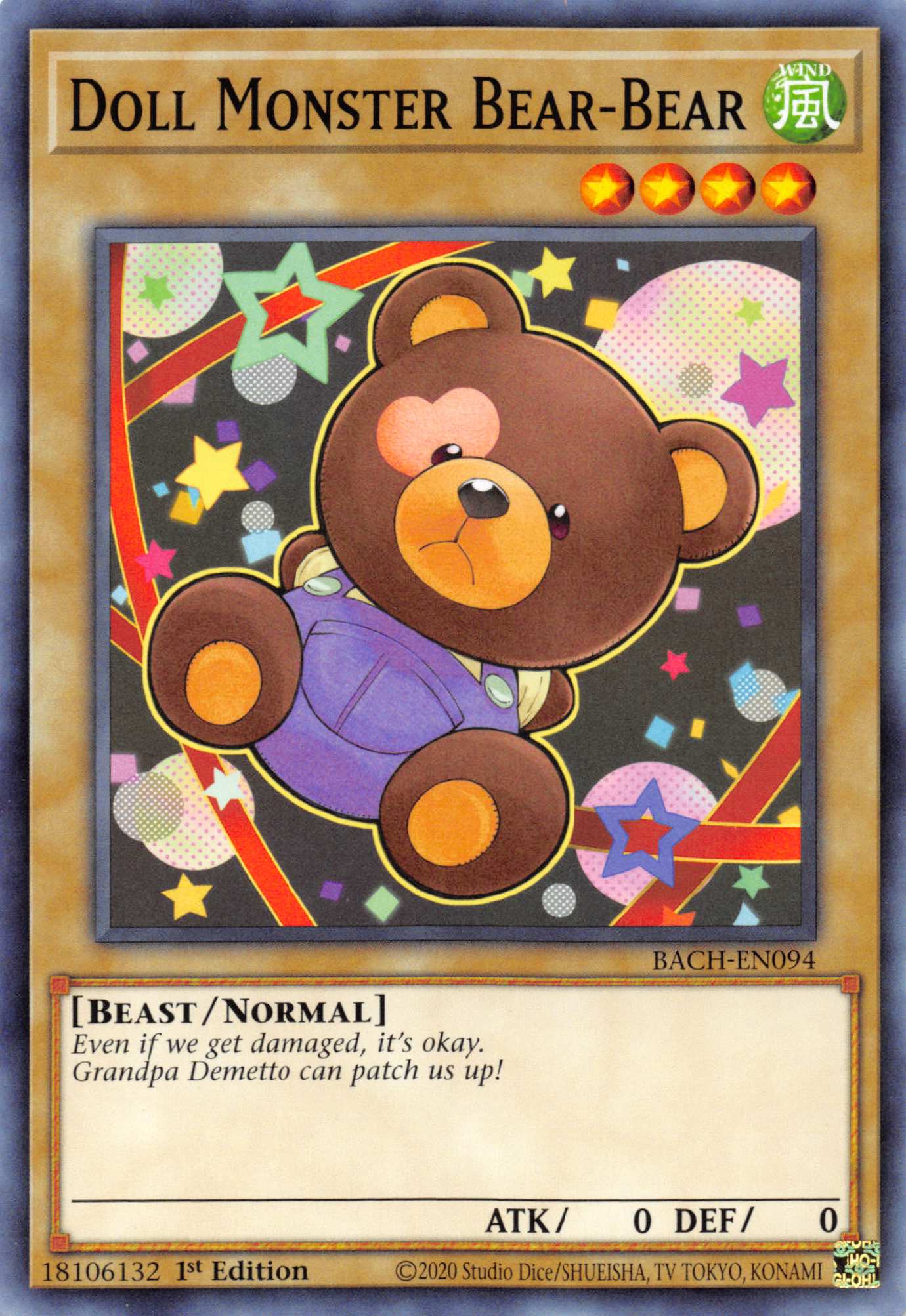 Doll Monster Bear-Bear [BACH-EN094] Common | Anubis Games and Hobby