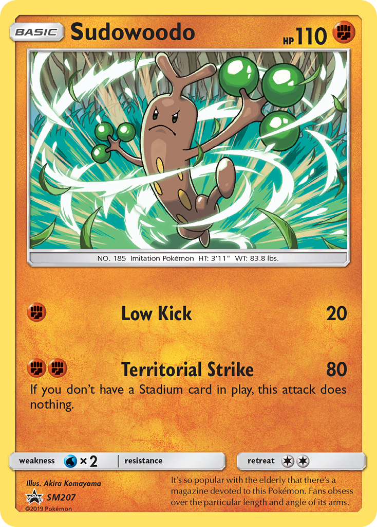 Sudowoodo (SM207) [Sun & Moon: Black Star Promos] | Anubis Games and Hobby