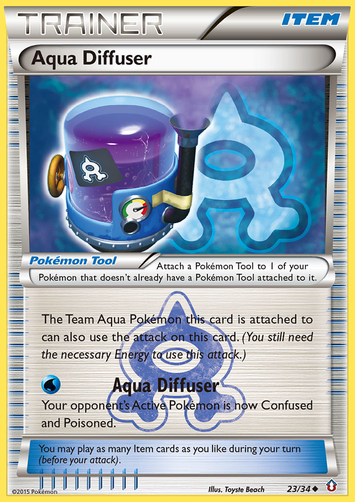 Aqua Diffuser (23/34) [XY: Double Crisis] | Anubis Games and Hobby