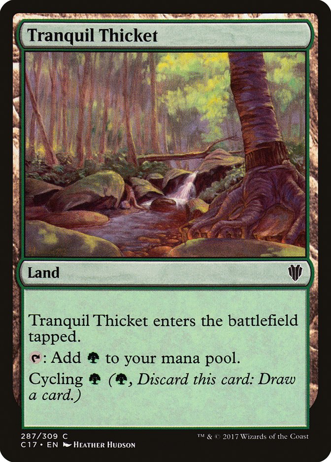 Tranquil Thicket [Commander 2017] | Anubis Games and Hobby