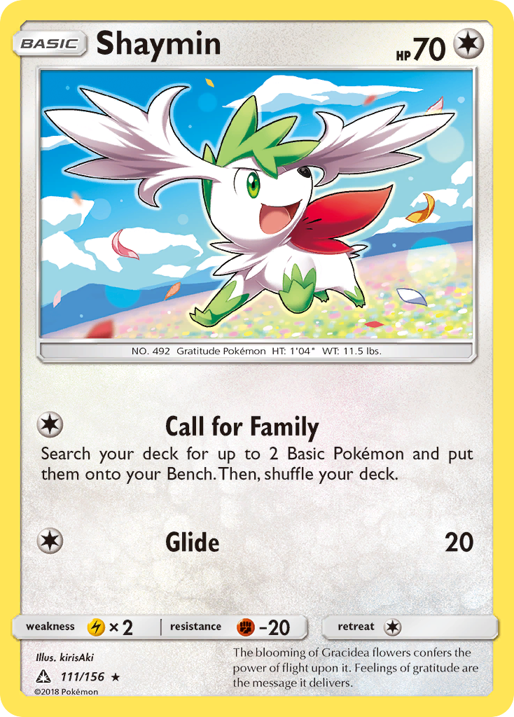 Shaymin (111/156) [Sun & Moon: Ultra Prism] | Anubis Games and Hobby