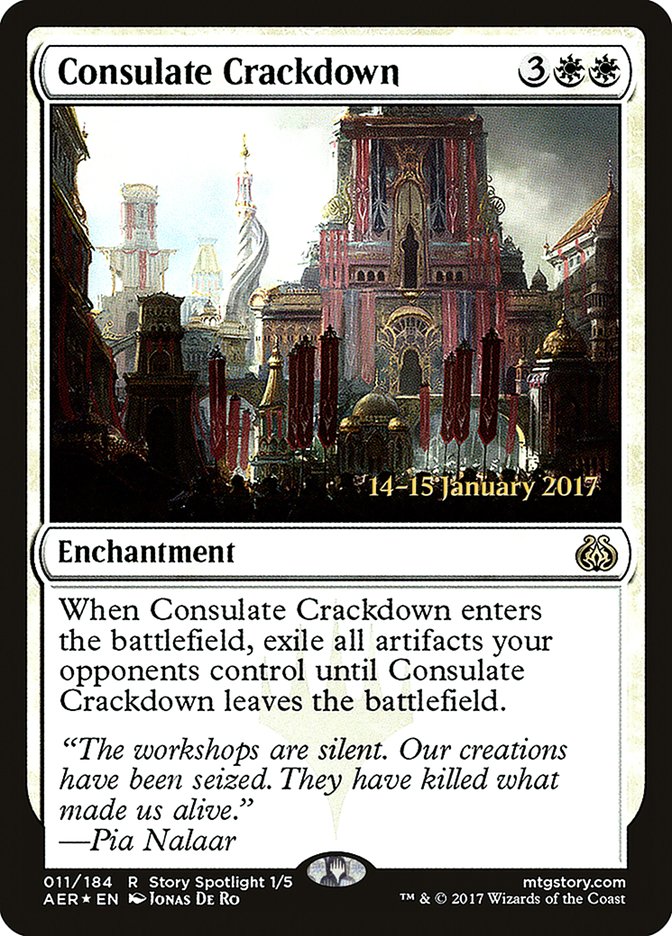 Consulate Crackdown [Aether Revolt Prerelease Promos] | Anubis Games and Hobby