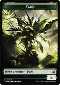 Plant // Morph Double-Sided Token [Commander 2019 Tokens] | Anubis Games and Hobby