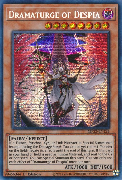 Dramaturge of Despia [MP22-EN124] Prismatic Secret Rare | Anubis Games and Hobby