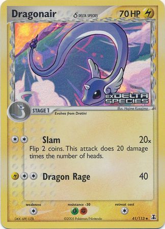 Dragonair (41/113) (Delta Species) (Stamped) [EX: Delta Species] | Anubis Games and Hobby