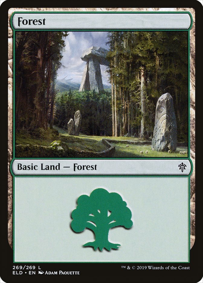 Forest (269) [Throne of Eldraine] | Anubis Games and Hobby