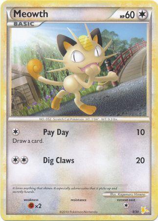 Meowth (4/30) [HeartGold & SoulSilver: Trainer Kit - Raichu] | Anubis Games and Hobby