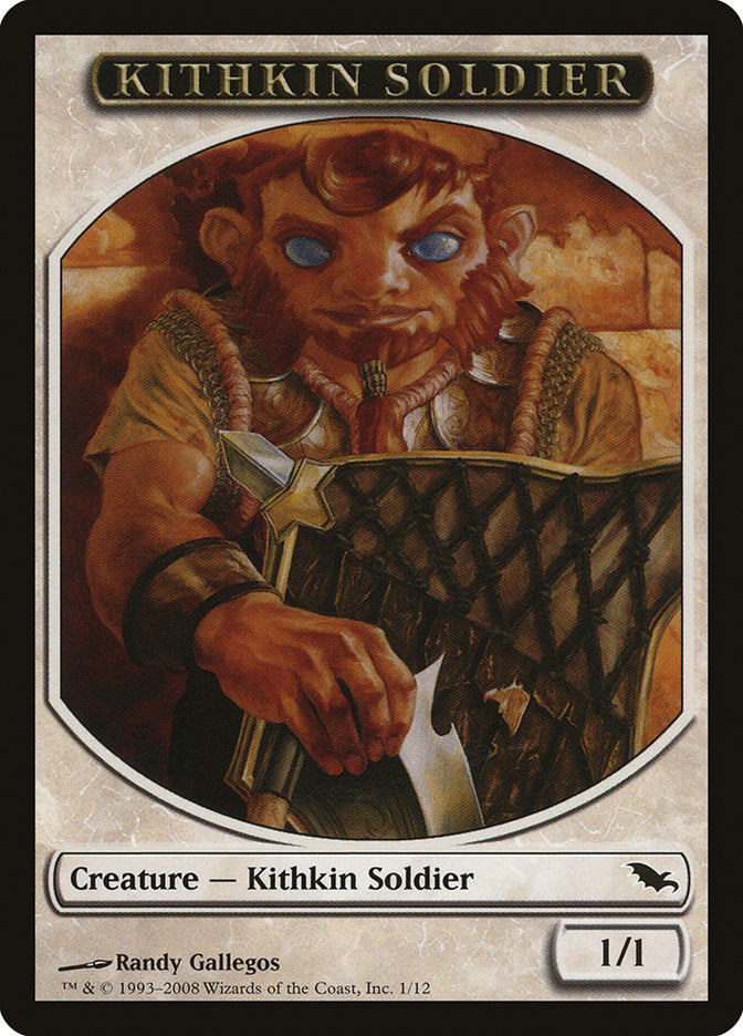 Kithkin Soldier Token [Shadowmoor Tokens] | Anubis Games and Hobby