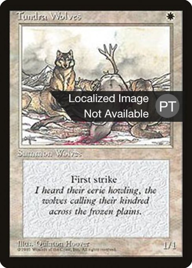 Tundra Wolves [Fourth Edition (Foreign Black Border)] | Anubis Games and Hobby