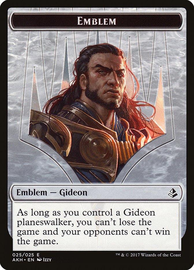 Gideon of the Trials Emblem [Amonkhet Tokens] | Anubis Games and Hobby