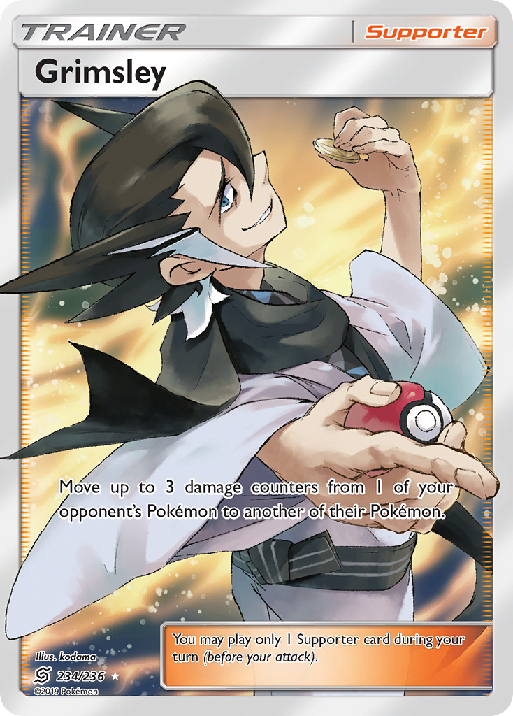 Grimsley (234/236) [Sun & Moon: Unified Minds] | Anubis Games and Hobby