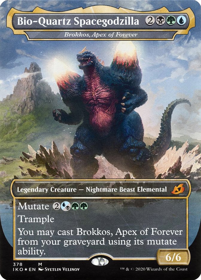 Brokkos, Apex of Forever - Bio-Quartz Spacegodzilla (Godzilla Series) [Ikoria: Lair of Behemoths] | Anubis Games and Hobby