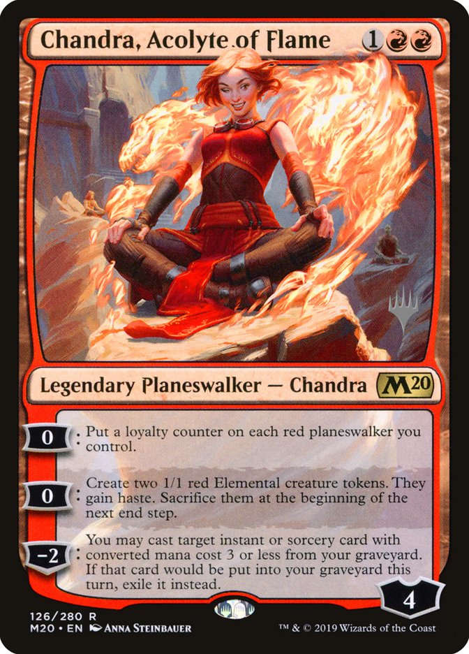 Chandra, Acolyte of Flame (Promo Pack) [Core Set 2020 Promos] | Anubis Games and Hobby