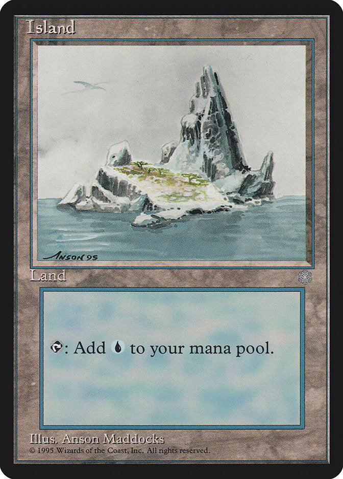 Island (Bird in Top Left / Signature on Left) [Ice Age] | Anubis Games and Hobby