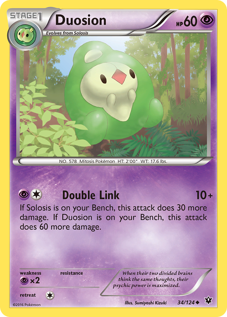 Duosion (34/124) [XY: Fates Collide] | Anubis Games and Hobby